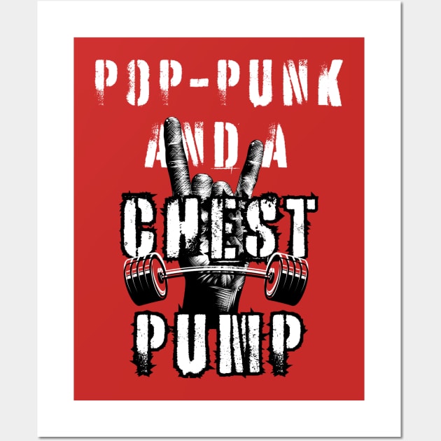 Pop-Punk Chest Pump Wall Art by DMcGMerch